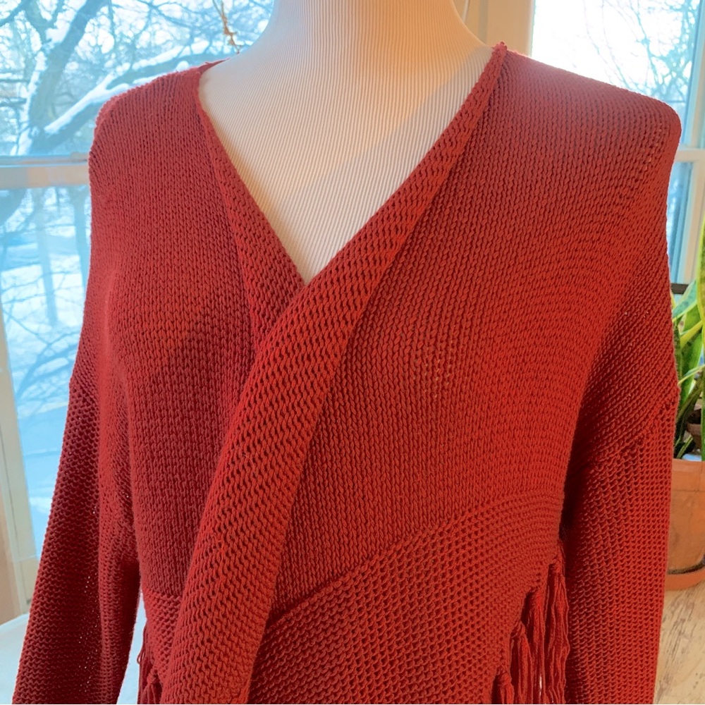 Forever 21 Sienna orange  Open front knit Cardigan 3X - Picture 10 of 13